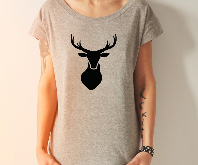 Buck Rack Deer Head SVG, Hunting Clipart, Cricut Cut File (digital ...