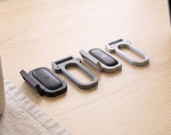 Fitbit Air horlogebandadapter met verborgen clip, compatibel met stoffen, siliconen en metalen horlogebandjes. Horlogebandhouder, ideaal als cadeau voor haar.
