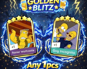 Monopoly Golden Blitz - Ranier Wolfcastle / Guy Incognito - (1 Pcs per order)