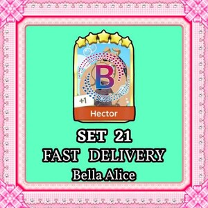 Monopoly Go Golden Blitz Sticker - Hector Set 21 - Golden Sticker
