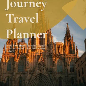 Interactive Barcelona Travel Planner, 6-Day Itinerary, Couples Trip, Budget Tracker (Digital) image 3