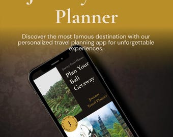 Planificador de viajes interactivo a Bali (itinerario digital), viaje en pareja, seguimiento de presupuesto