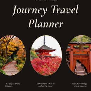 Kyoto Japan Interactive Travel Planner, 10-Day Itinerary, Couples Trip (Digital) image 2