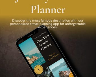 Planificador de viajes interactivo para parejas en la Costa Amalfitana (itinerario digital)