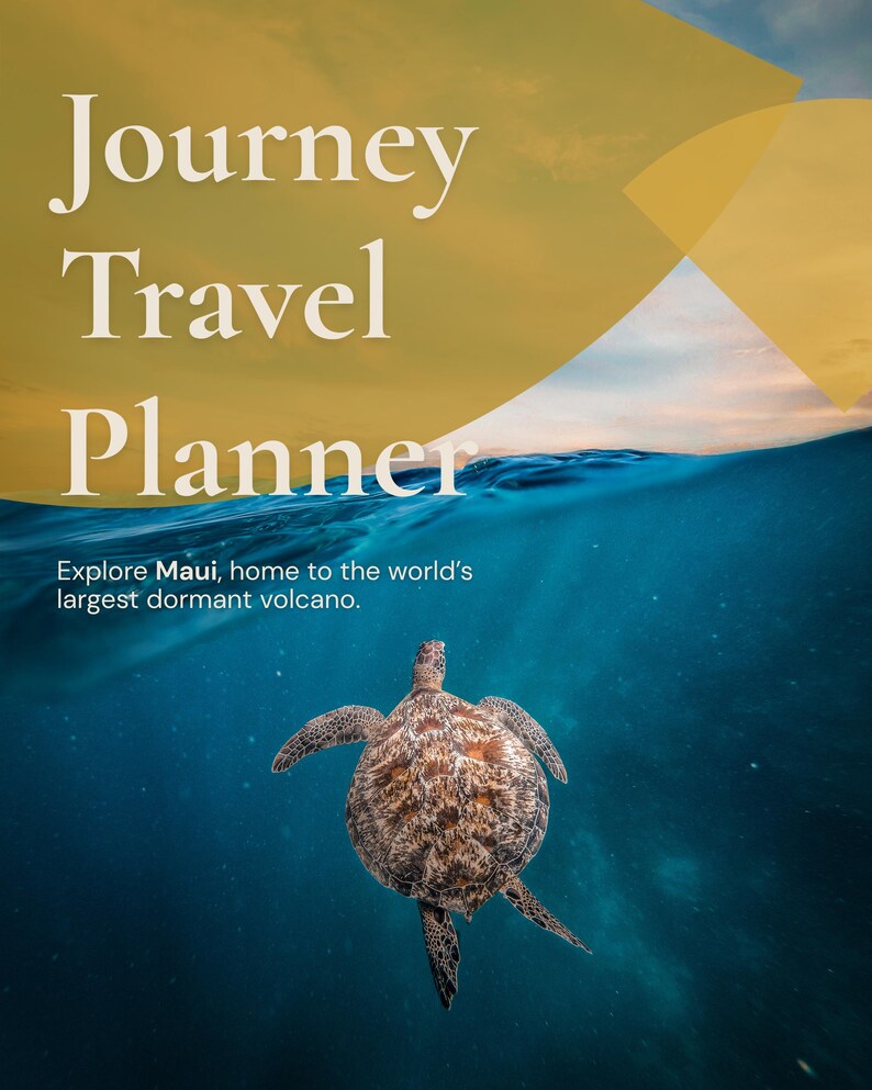 Planificador de viajes interactivo para Maui, Hawái, itinerario para parejas y control de presupuesto (digital) imagen 3