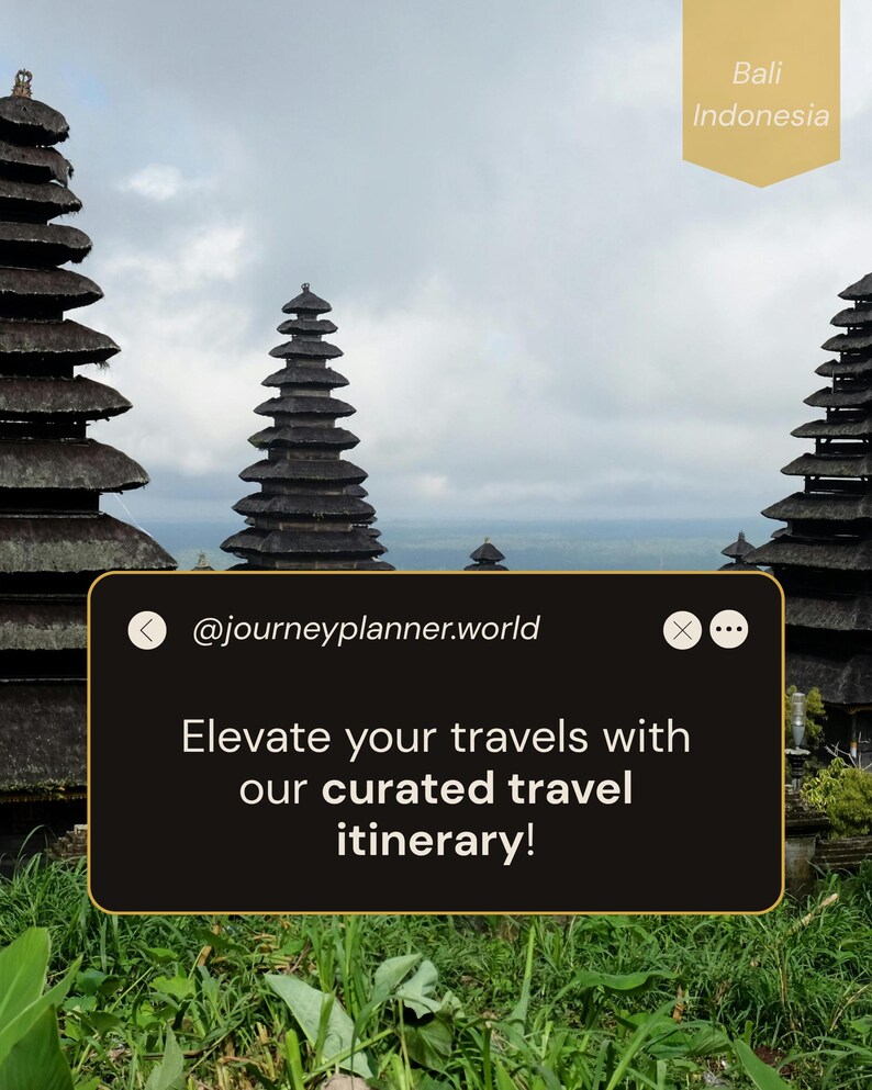 Interactive Bali Travel Planner (Digital Itinerary), Couples Trip, Budget Tracker image 4