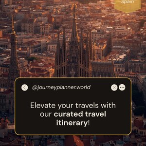 Interactive Barcelona Travel Planner, 6-Day Itinerary, Couples Trip, Budget Tracker (Digital) image 4