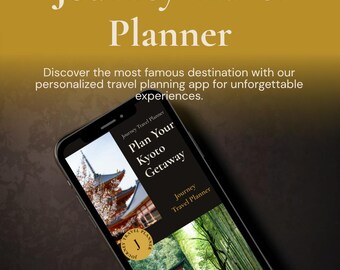 Planificador de viaje interactivo a Kioto, Japón, itinerario de 10 días, viaje en pareja (digital)