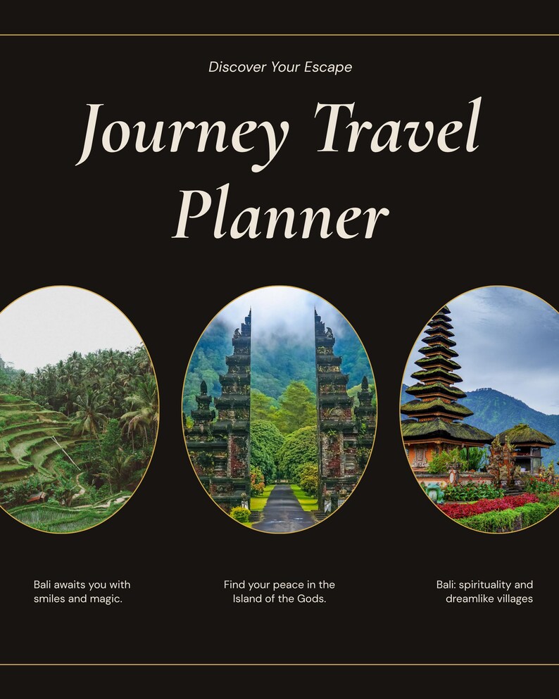 Interactive Bali Travel Planner (Digital Itinerary), Couples Trip, Budget Tracker image 2