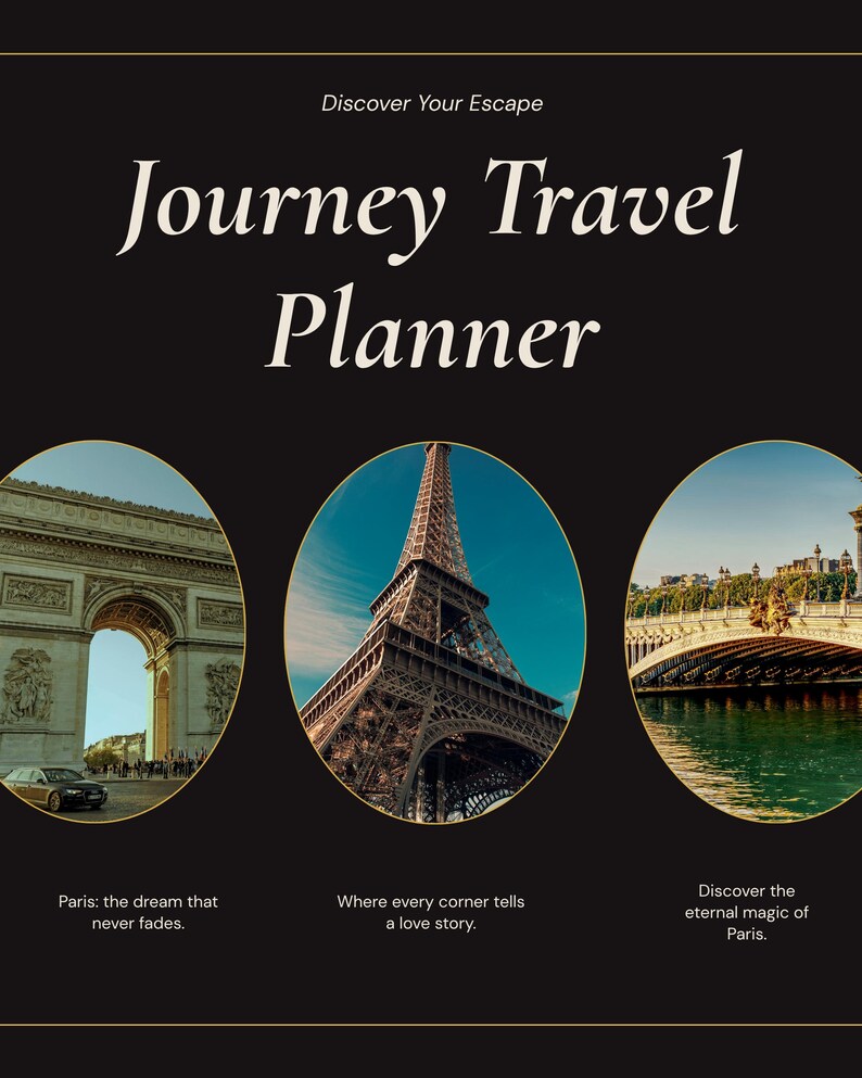 Planificador de viajes a París, itinerario interactivo para parejas (digital) imagen 2