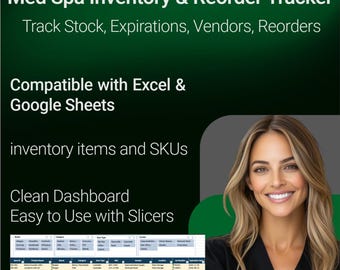 Med Spa Inventory & Reorder Tracker