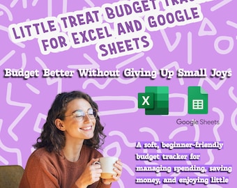 Little Treat Budget Tracker for Excel and Google Sheets