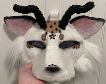 Rehfuchs Therian Maske/Katzen Maske