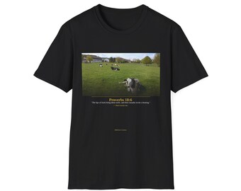 Funny Christian T-Shirt | Proverbs 18:6 | Don't Invite Me | Humorous Scripture Tee | Faith Humor Gift