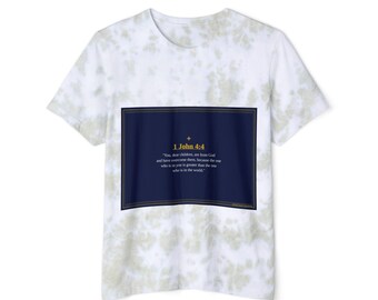 1 John 4:4 Scripture Mug | Greater Is He | Christian Coffee Mug | Overcoming Faith Gift