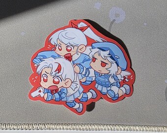 Love Bullet Yuri Sticker and Keychain Charm