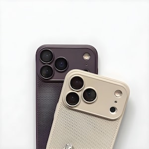 Funda refrescante para iPhone 17 Pro Max: parachoques de malla mate a prueba de golpes con protector de lente, cubierta antideslizante esmerilada de verano en 13 colores