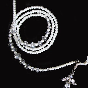 Eyeglass chain, pearl glasses chain, white pearls crystals, pearl eyeglass chain, glasses chain, chain for glasses, sunglasses chain, luxury