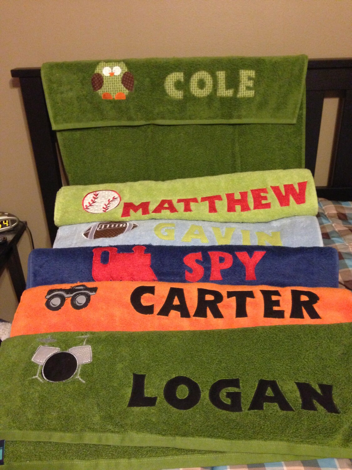 Personalized Towels Monogrammed Towels Etsy