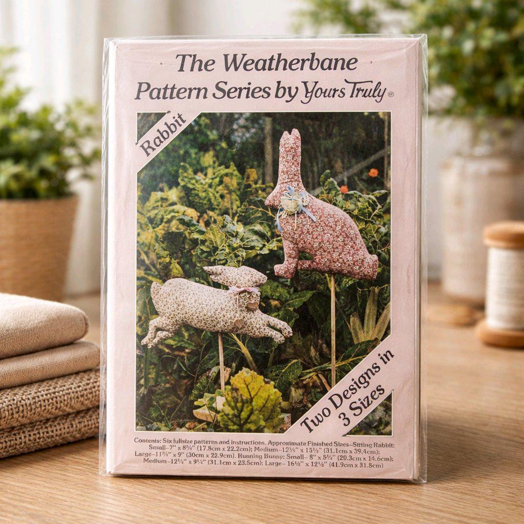 Weathervane Rabbit Simple Vintage 1983 Rabbit Weathervane Pattern - Etsy