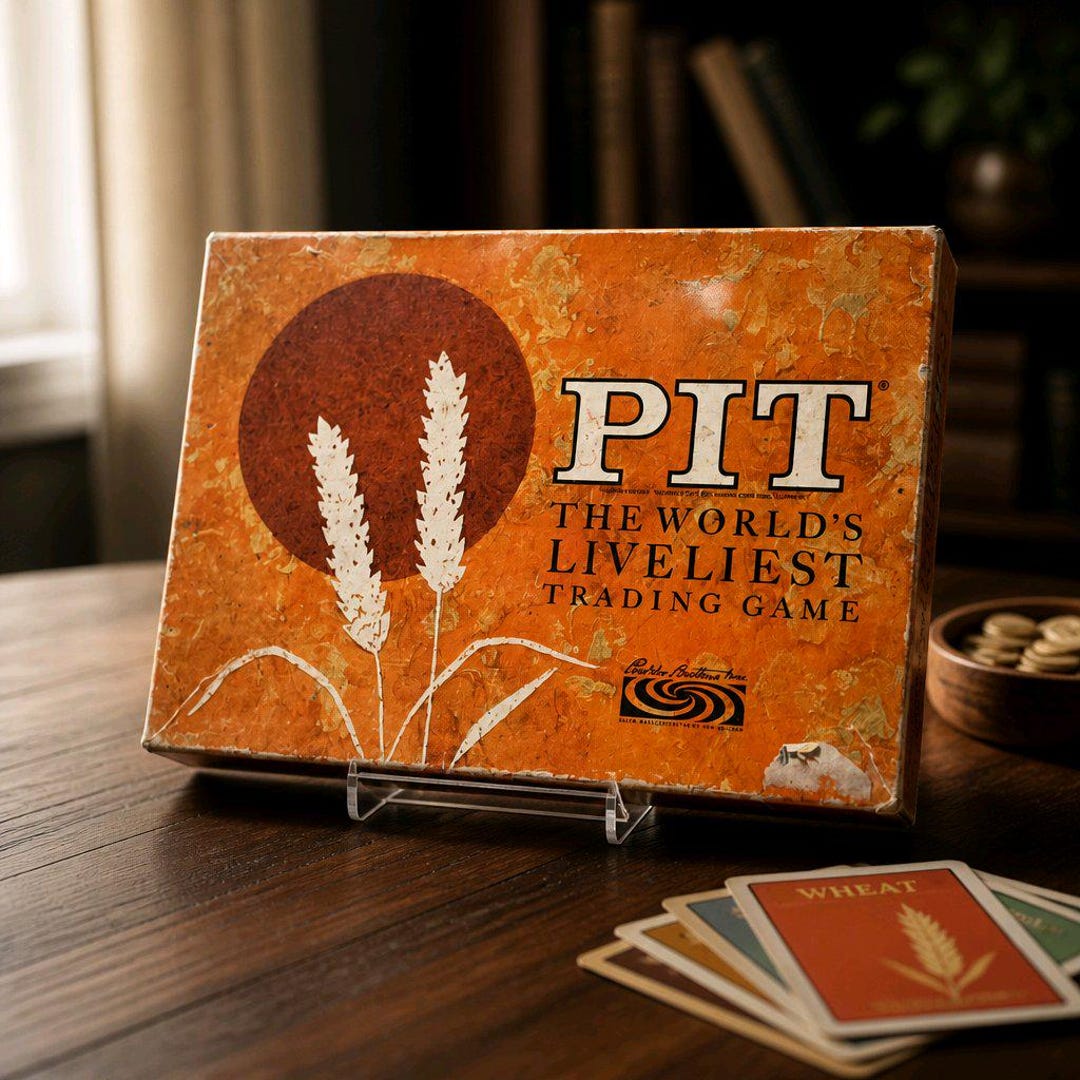 Vintage PIT Grain Commodities Trading Card Strategy Game by Parker ...