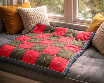 Vintage Quilt Rustykalny Akcent Chaty