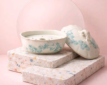 1940s–1950s Alfred Meakin Kent England Ironstone Soap Dish”