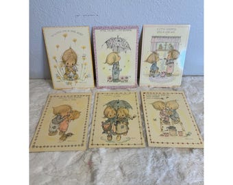 Vintage Hallmark Betsy Clark Postcards Set of 6 Unused PPC773-1 1970s Stationery