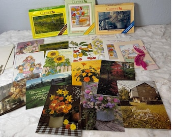 Vintage Current Inc Greeting Card Lot Birthday Friendship Floral Nature 80s 90s