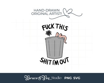 Opossum Trash PNG SVG Funny Sarcastic Digital Download Art