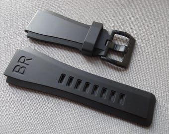 BR 24 mm rubberen band met gesp voor bel en rosé BR 01 03 BR01 BR03