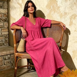 maternity maxi dress Boho Lace Dress