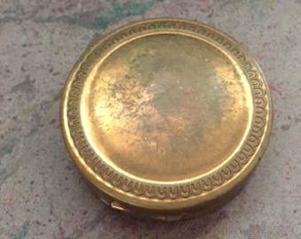 Antique Vintage Pocket Mirror Powder Compact