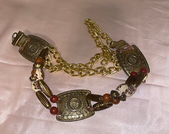 Vintage Black Faux GYPSY Boho Belt - Etsy display picture 1