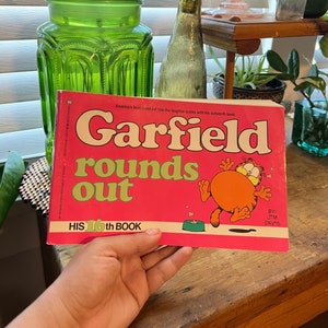 VGT GARFIELD COMIC Book,vintage Garfield cartoon comic book,vintage Garfield cartoon book,vintage Garfield art book,vintage Garfield book