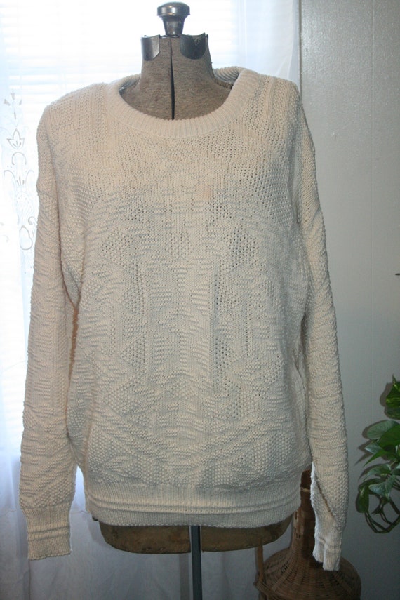 FISHERMAN SWEATER KNIT,Jantzen vintage sweater,Jan