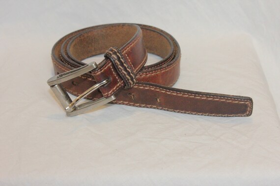 VINTAGE BRIGHTON LEATHER Belt,vintage leather bel… - image 6