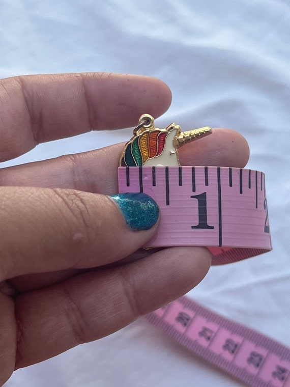 VGT RAINBOW UNICORN Pendant,vintage rainbow unico… - image 10