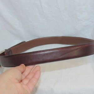 VINTAGE MEN LEATHER Belt,vintage men brown leather belt,vintage men classic belt,vintage mens wearhouse belt,small men leather belt,belt image 7