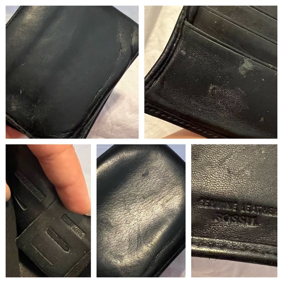 VGT FOSSIL LEATHER Wallet,Fossil leather wallet,b… - image 9