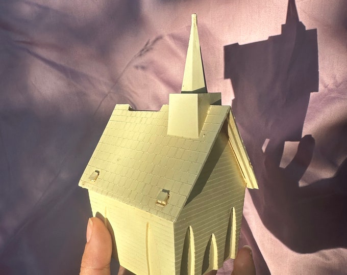 VINTAGE CHURCH Bank,vintage Church Piggy Bank,vintage Church White Bank