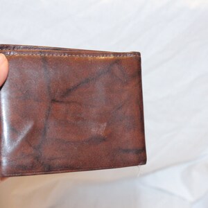 VGT LEATHER WALLET, portafoglio minimalista vintage, portafoglio in pelle da uomo vintage, portafoglio da viaggio in pelle da uomo, portafoglio billfold da uomo, portafoglio vintage Rolfs
