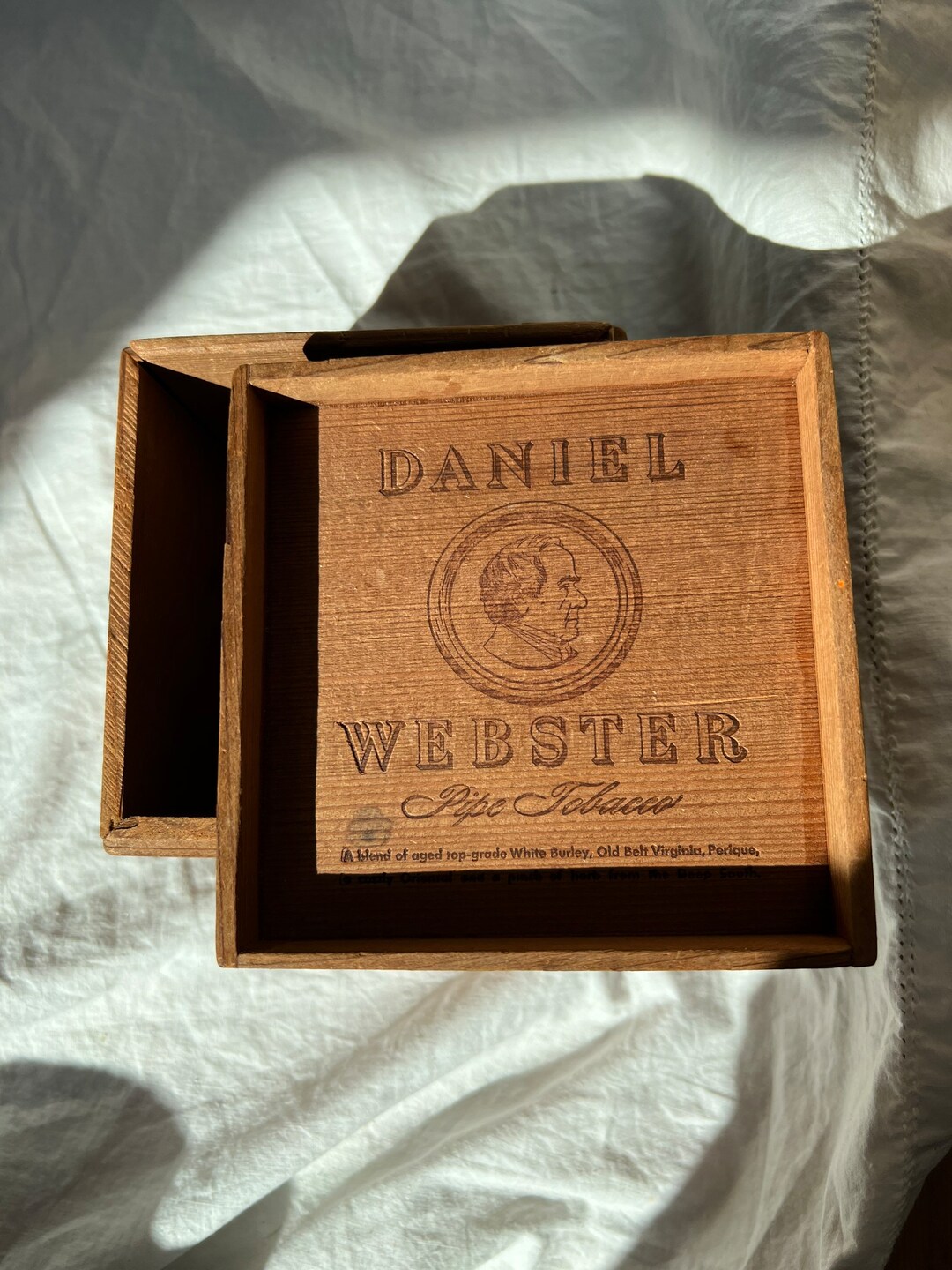 VINTAGE HANDMADE TOBACCO Box,vintage Wood Box,vintage Wood Tobacco Box