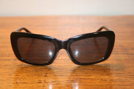 VINTAGE BLACK SUNGLASSES,vintage sunglasses,vinta… - image 4