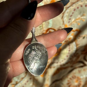 vintage NEW ZEALAND SOUVENIR Spoon,vintage New Zealand spoon,vintage New Zealand kingfisher souvenir spoon,New Zealand souvenir spoon