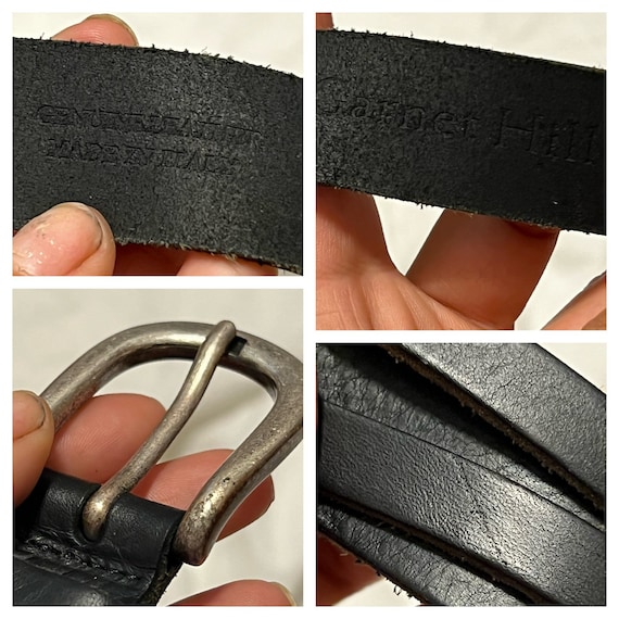 VGT LEATHER BIKER Belt,vintage Leather Belt,women Leather  display picture 1