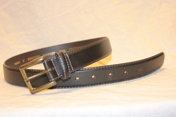 VGT LEATHER BELT,vintage brown leather belt,vinta… - image 8