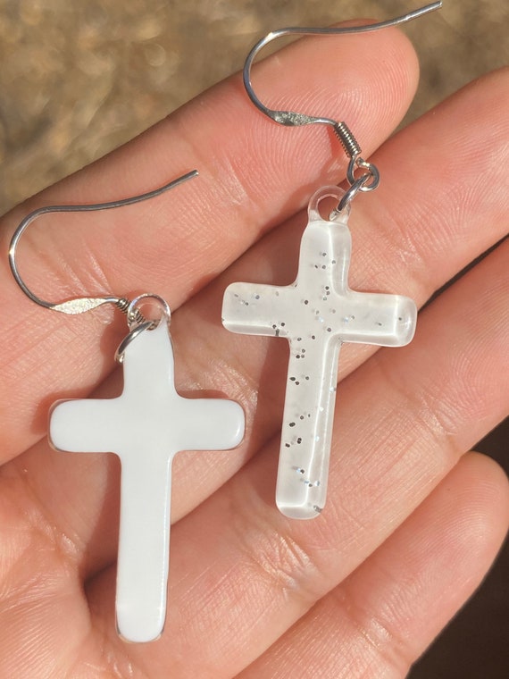 EMO CROSS Earrings cross Earrings Cheap cross Earrings Cute cross