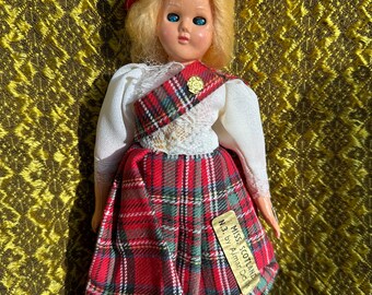 1950 年代、ヴィンテージ スコットランド人形、ヴィンテージ ミス