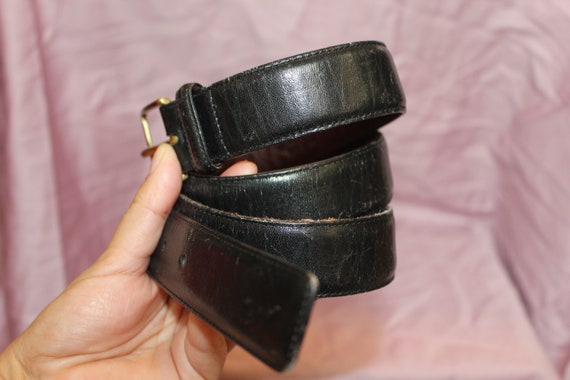 BRIGHTON BIKER BELT,vintage leather belt,women le… - image 9